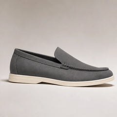 Bexley Hand-Burnished Leather Loafer - Gray - hand-burnished leather - Hendlys - Image 5