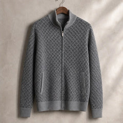 Westbury Zip Knit Sweater - Gray - Department: Men - Hendlys - Image 3