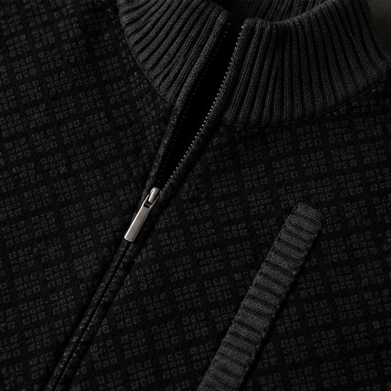 Westbury Zip Knit Sweater - Black - Product Type: Sweaters - Hendlys - Image 4