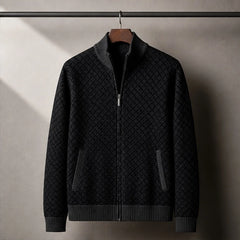 Westbury Zip Knit Sweater - Black - Department: Men - Hendlys - Image 3