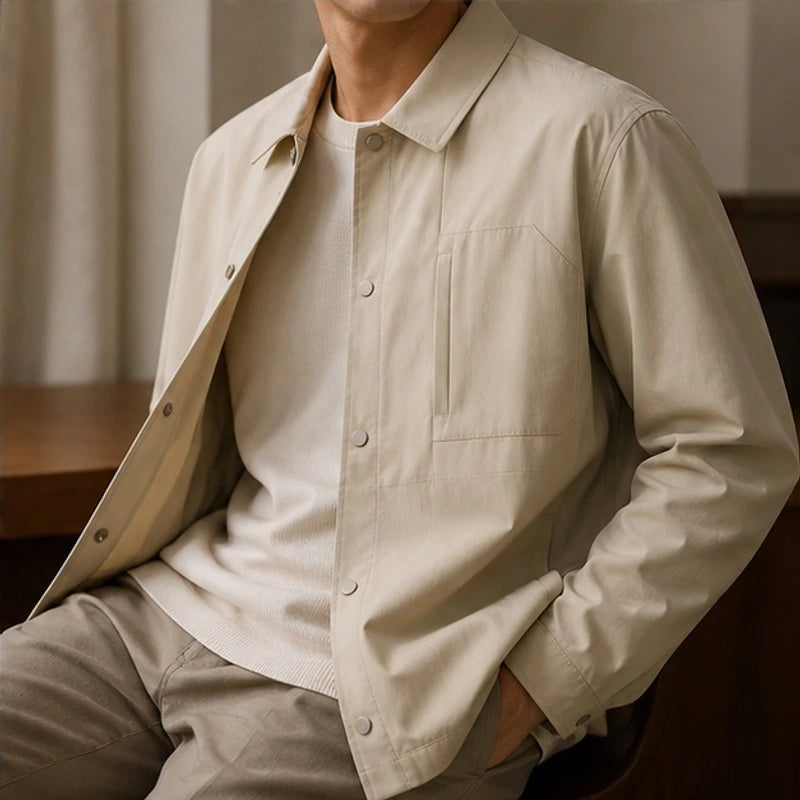 Westcott Structured Jacket - Beige - jacket - Hendlys - Image 3