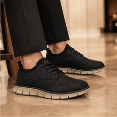 Peterson Suede Sneakers - Black - men's sneakers - Hendlys - Image 2