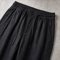 Palma 2-Piece Linen Set - Classic Black - men's linen set - Hendlys - Image 2