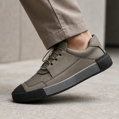 Calder Leather Court Sneaker - Espresso - court sneaker - Hendlys - Image 4